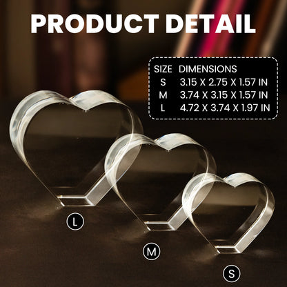 God Blessed the Broken Road - Custom 2D Crystal Photo